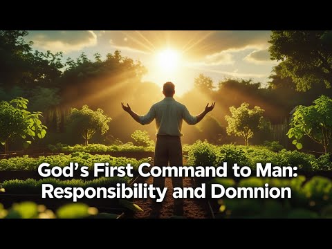 God's First Command To Man: Responsibility and Dominion