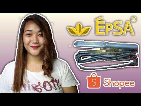 EPSA 1024A AMBER PRO FLAT HAIR IRON REVIEW | CURLING + STRAIGHTENING | Lyka Ramos