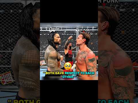 Roman & Cm Punk Respect Moment 😊💙