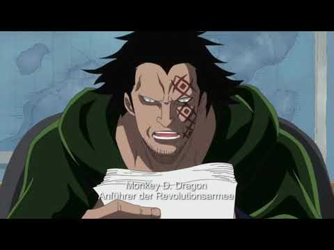 One piece-Dragon redet über die Neuigkeiten/Deutsch(german)|Ruffy Clips