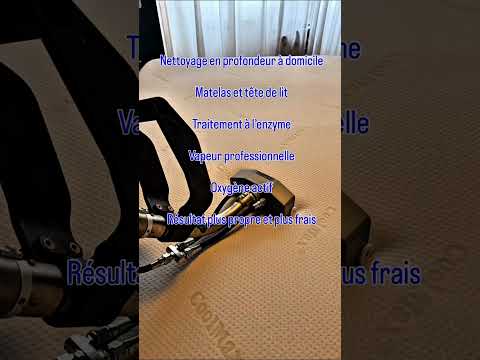 Démonstration vidéo désinfection de matelas