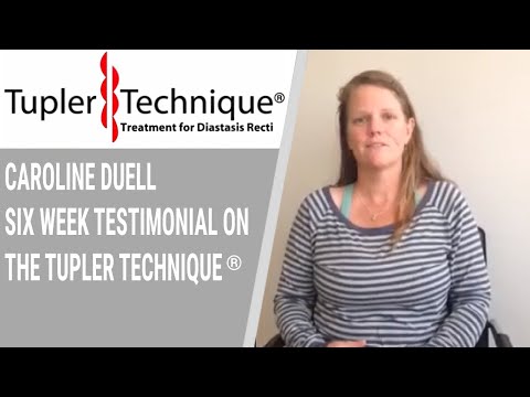 Caroline Duell six week testimonial on the Tupler Technique