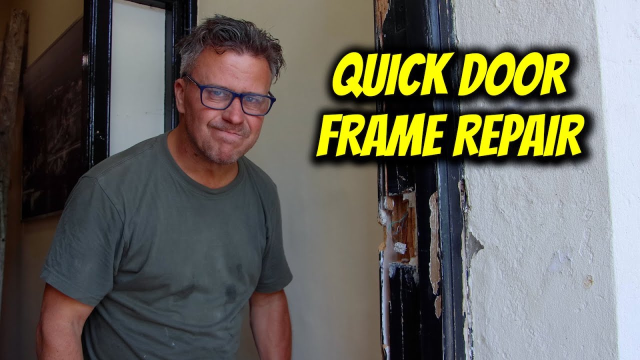 How to Repair a Door Frame | 60 Second DIY Tips @3csealants #diy #howto #repair