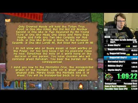TES Anthology Any% in 2h24m53 (2h10m18s IGT) - 1 / 2