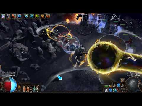 Path of Exile 3.2 - Hybrid Spectre Summoner - Uber Elder kill with only phase run
