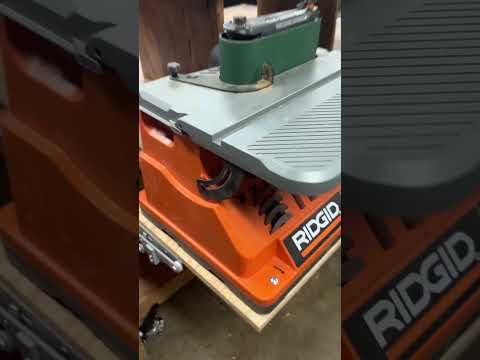 Ridgid Oscillating Spindle Sander Station.