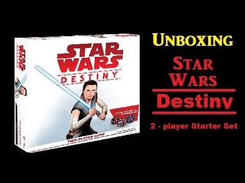 Unboxing Star Wars Destiny 2 - Player Starter Set