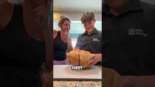 Mom didn't believe that this was his first bread 😳🍞 thumbnail