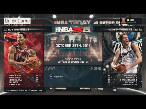 NBA 2K15 - Gameplay | PS4 - Chicago Bulls VS Dallas Mavericks - Full Game