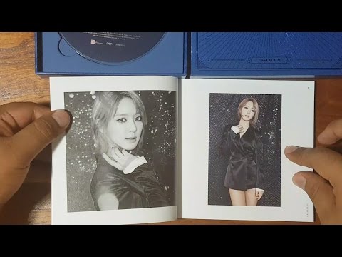 [Unboxing] AOA - Angel's Knock (B Version)(1st Album - 2017)[Booklet+Photocard+Postcard]