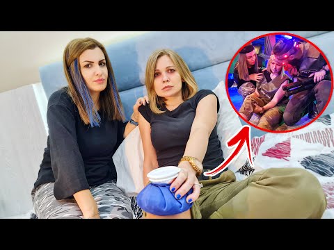 ماريكا اتصابت في رجلها 😭💔