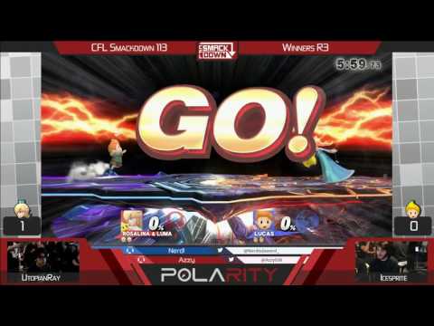 CFL Smackdown 113 WiiU - UtopianRay (Rosalina) vs Icesprite (Lucas) - Winners R3