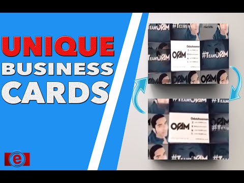 Luxury 3D Business Cards with Lenticular Printing | Unique Custom Cards by TwenT3