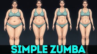 Simple walk aerobics | weight loss exercise | no jump exercises |