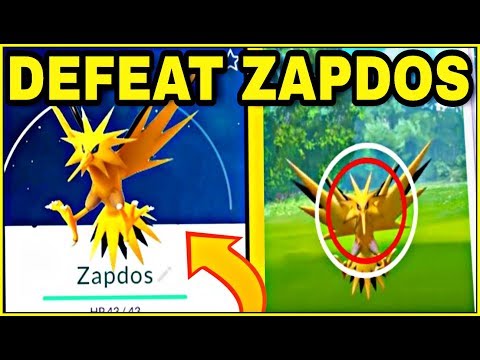 ⚡HOW TO DEFEAT ZAPDOS LEGENDARY RAID BOSS IN POKÉMON GO ★ BEST COUNTERS AGAINST ZAPDOS