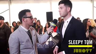 Sleepy Tom on The 2016 JUNO Awards Red Carpet