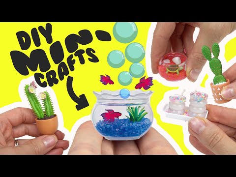 Let’s Make Miniature Household Items with Super Mario Bros Princess Peach! DIY Resin Craft