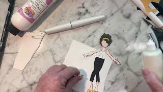 How I Paper Pieced a Playground Spread for my Journal - Music Only