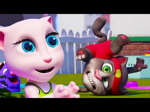 Talking Tom - Tom’s Yoga Fail 🫣 🧘🏼 Cartoon for kids Kedoo Toons TV
