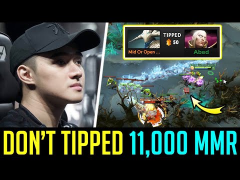 You TIPPED the wrong 11K MMR INVOKER - ABED hard carrying his TEAM DOTA 2