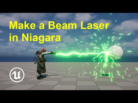 How to make a Beam Laser in Niagara in Unreal Engine 5