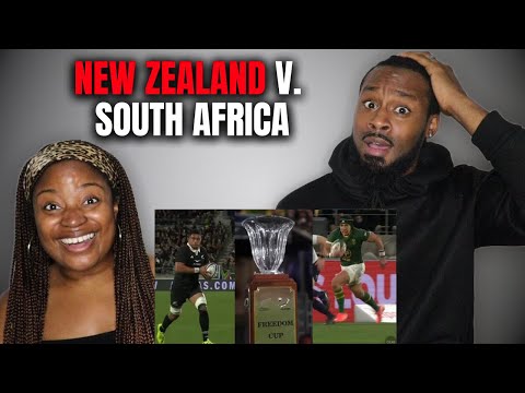 American Couple Reacts "New Zealand v. South Africa | The Rugby Championship 2025