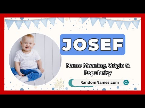 Josef - Baby Boy Name Meaning, Origin & Popularity - RandomNames.com