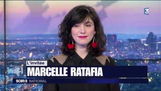 Marcelle Ratafia au Soir3  - 21 mars 2017