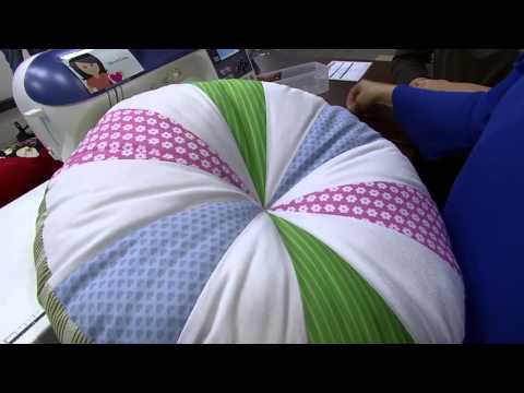 Mulher.com 15/07/2015 Nívea Silva - Almofada em patchwork Parte 2/2