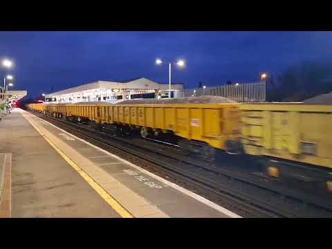 DB Class 66 Passing Through Barnham The 24th of January 2026