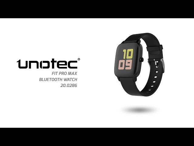 Unotec Fit Pro Max Relógio Bluetooth Preto video