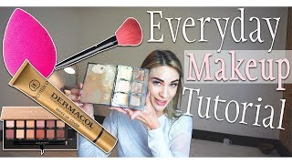 Natural Everyday Makeup Look! - Tutorial for Beginners | Lauren Ashtyn