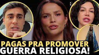 Após vídeo de Juliette e Priscilla Alcântara sobre "nossa senhora", Nikolas e Flávio comentam