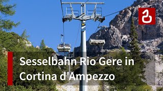 preview picture of video 'Seggiovia Rio Gere - Val Grande (Cortina d'Ampezzo)'