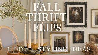 🍂 FALL THRIFT FLIPS AND STYLE | THRIFT AND ANTIQUE WITH ME! | FALL DECOR IDEAS 🍂