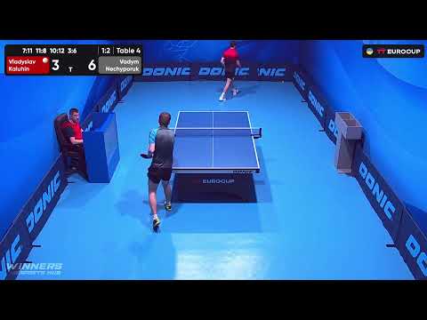 09:55 Vladyslav Kaluhin  - Vadym Nechyporuk 30.08.2023 TT Euro.Cup Ukraine Star. TABLE 4