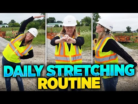 Daily Stretching Routine for the Work Athlete - Construction, Manufacturing, Home, Office Stretches