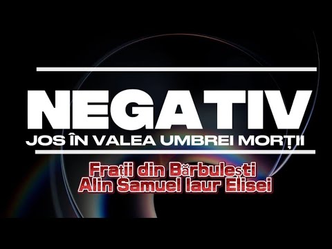 Negativ Jos în valea umbrei morţii. Fratii din Bărbulești Alin Samuel 