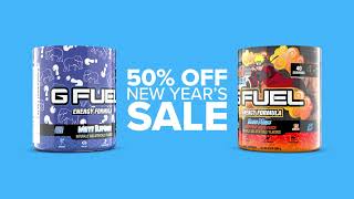 G FUEL Massive New Year's Super Sale | Get 50% Off!