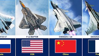 Fighter Jets From Different Countries