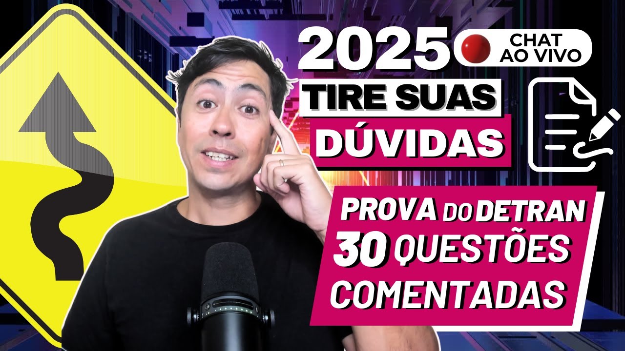 Detran Theoretical Test 2025 – 30 QUESTIONS WELL-ASSOCIATED IN TESTS ALL OVER BRAZIL! DETRAN EXAM...
