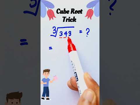 Fast Calculation Hack: Cube Root Trick! 🔥 | Genius Math Tricks #shorts #maths #fastcalculation