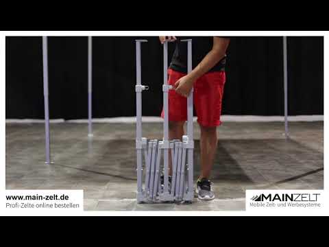 MAINZELT   Aufbau Falttisch   Falttheke für Faltzelte   Faltpavillons