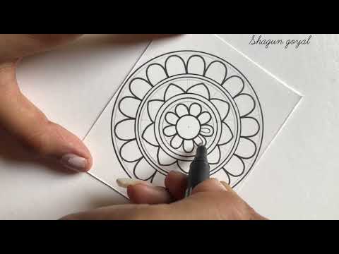 Simple Mandala Drawing | Mandala Art