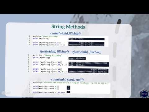 Python Strings Methods Part 1 Python3 Pythonforbeginnerslearnpython Pythontutorial