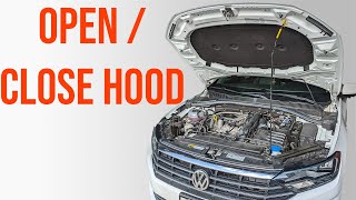 How to Open (and Close) the Hood - Volkswagen Jetta (2019-2023)