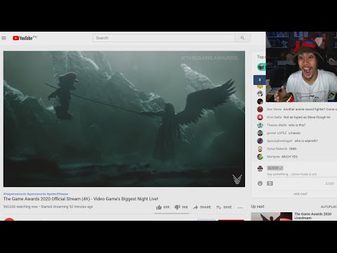 GLOCO's Reaction To SEPHIROTH Smash Bros Reveal - Game Awards 2020