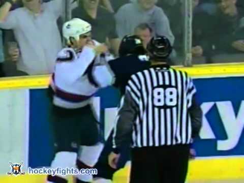 Tyler Bouck vs Steve Staios Feb 21, 2004