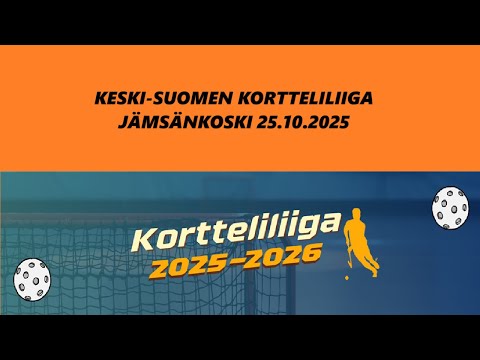 Keski-Suomen Kortteliliiga Jämsänkoski 25.10.2025 O2 JKL T14 oranssi vs Lievestuoreen Kisa P12