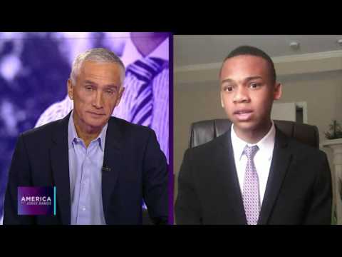 Jorge Ramos Interviews 13 Year Old Trump Supporter CJ Pearson